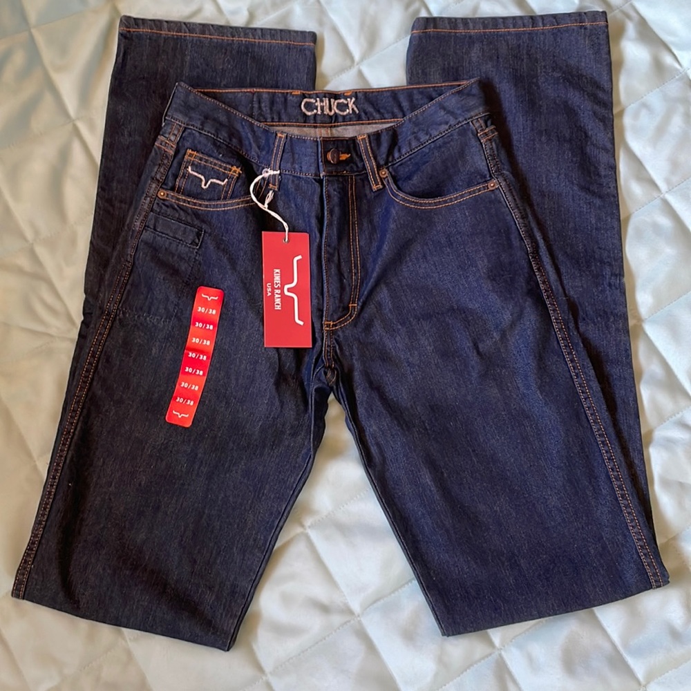 Brand New Kimes Ranch Chuck Jeans 30x38